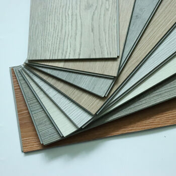 포름알데히드 E0 SPC 바닥재, 석회석 원료 사용, 뛰어난 내구성, 상업 및 주거용 바닥재 솔루션