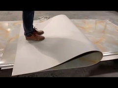 실내 장식 벽 배경 패널 UV 코팅 PVC 대리석 시트