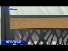 정원 Co 구축 Wpc 펜스 패널 수지나무판 곰팡이가 핌 증명